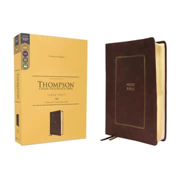 King James Version Thompson Chain-Reference Bible, Large Print, Leathersoft, Red Letter Edition