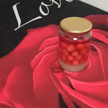 Yummy Cherry Syrup ready for winter