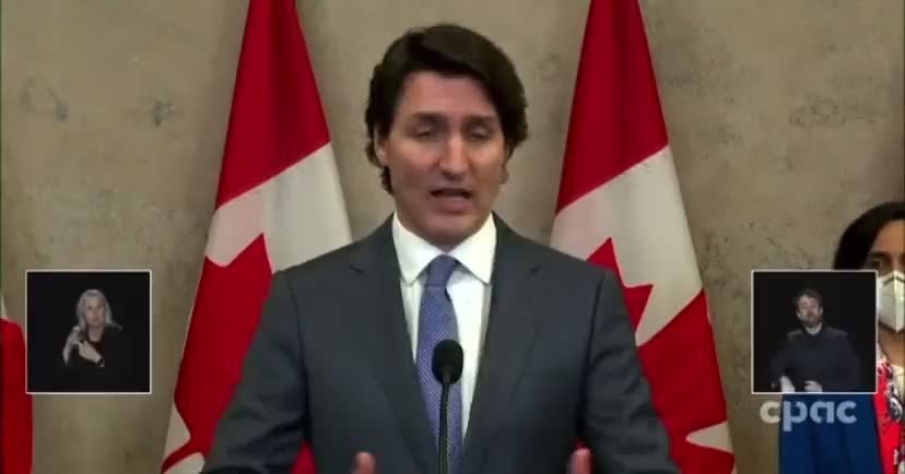 Trudeau comments on Canadian trucker convoy to resist mandates