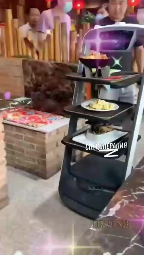 China is already uses Robots in restaurants