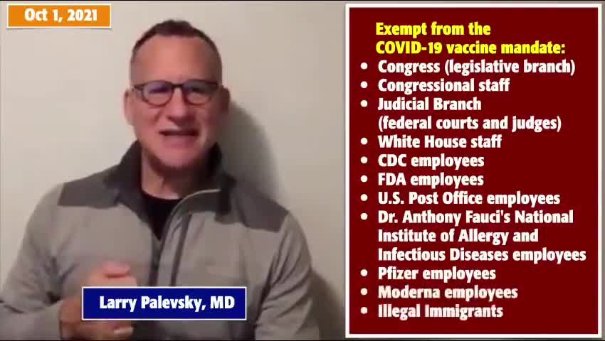 Exempt From COVID-19 Injection Mandate
