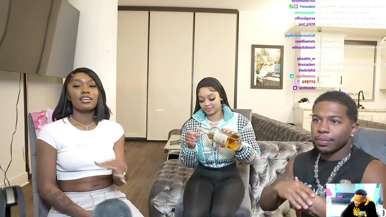 Deshae Frost Brings 2 BADDIES On Stream! (FULL STREAM! reaction