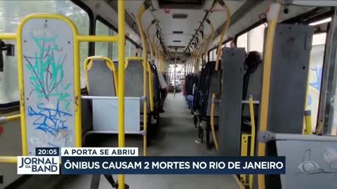 Precariedade em ônibus causa duas mortes no Rio