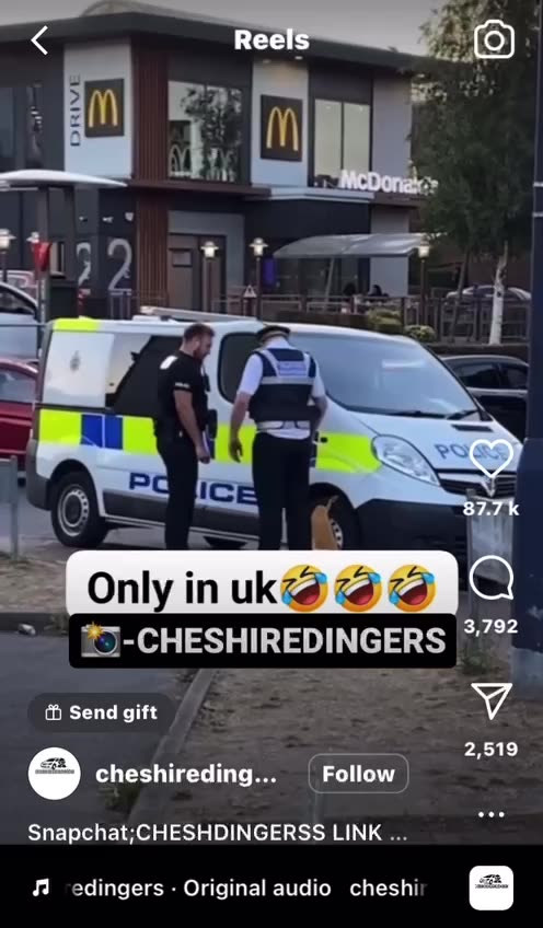 ONLY IN THE UK - NOT ABOVE THE LAW IT WOULD SEAM?