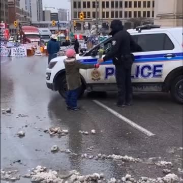 Little Girl Reminds Canadian Police Officer Never To Forget His Humanity