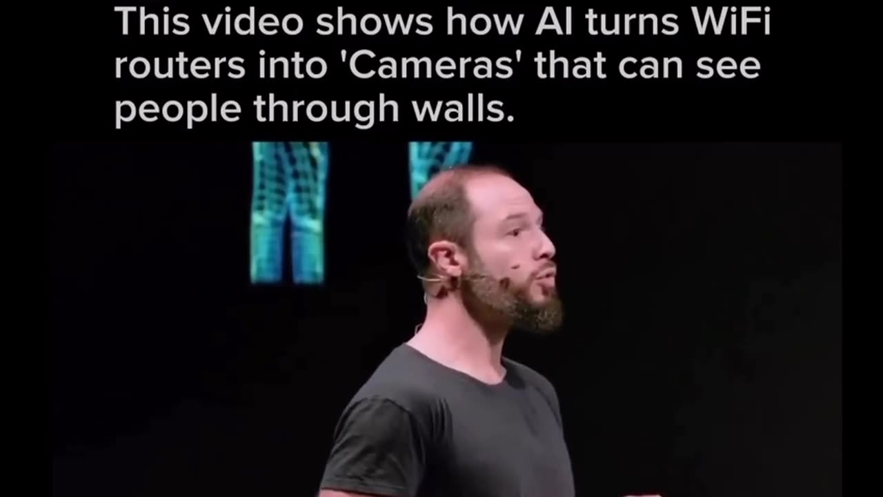 This short clip shows us How Al turns WiFi routers into 'Cameras' that can see people through walls.