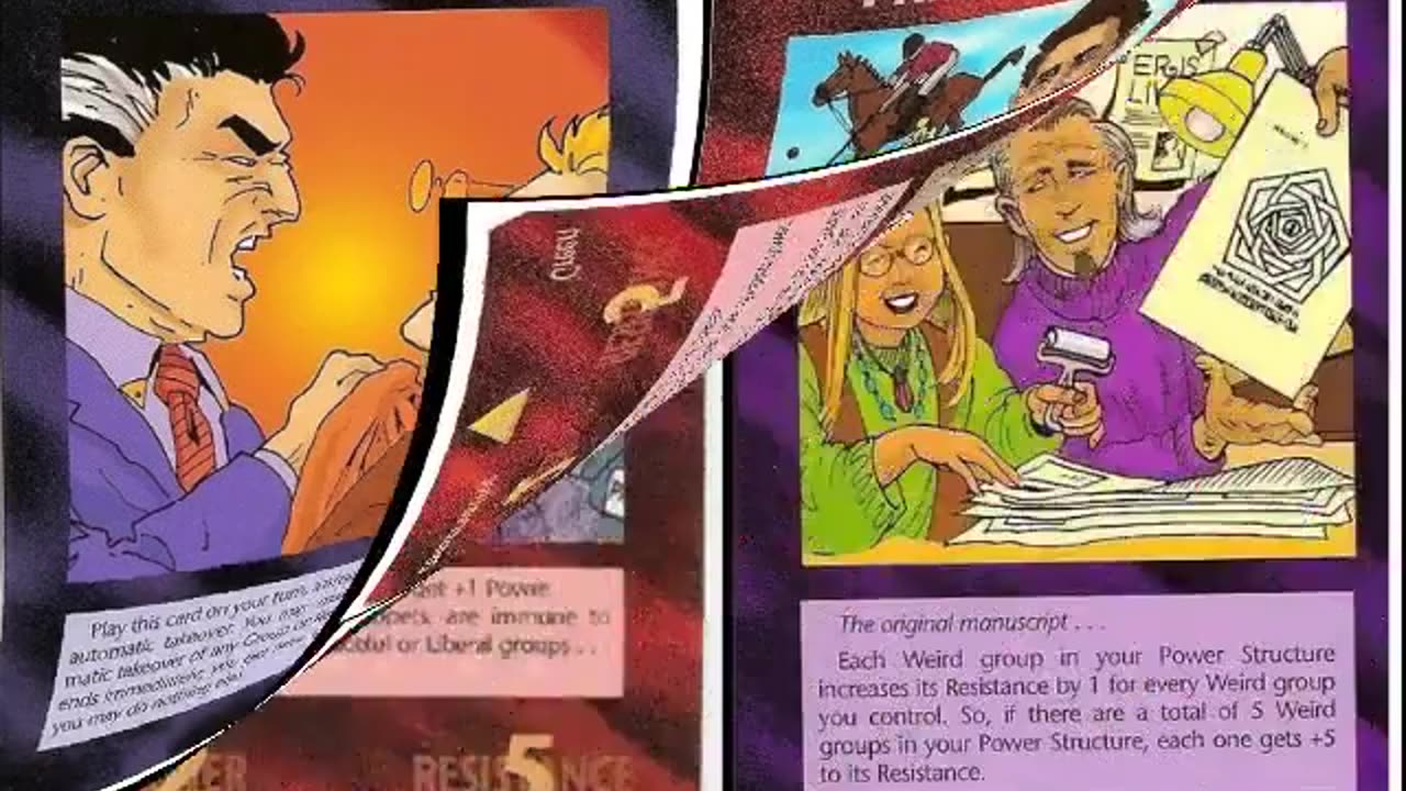 Illuminati Card Game. Let's take a look at all the cards from M - Z. from 1982