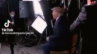 TRUMP WALKS LIKE A GIANT BOSS