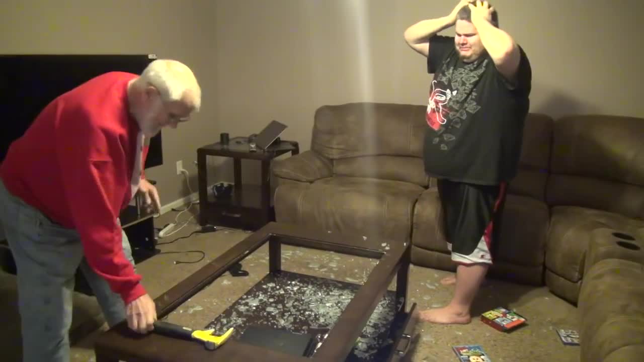 ANGRY GRANDPA DESTROYS PS4!