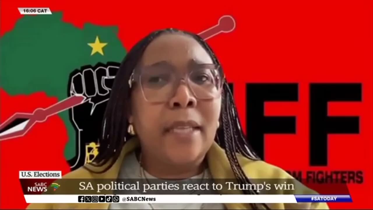 SA Political Parties Respond to Donald Trump’s Second Presidential Victory