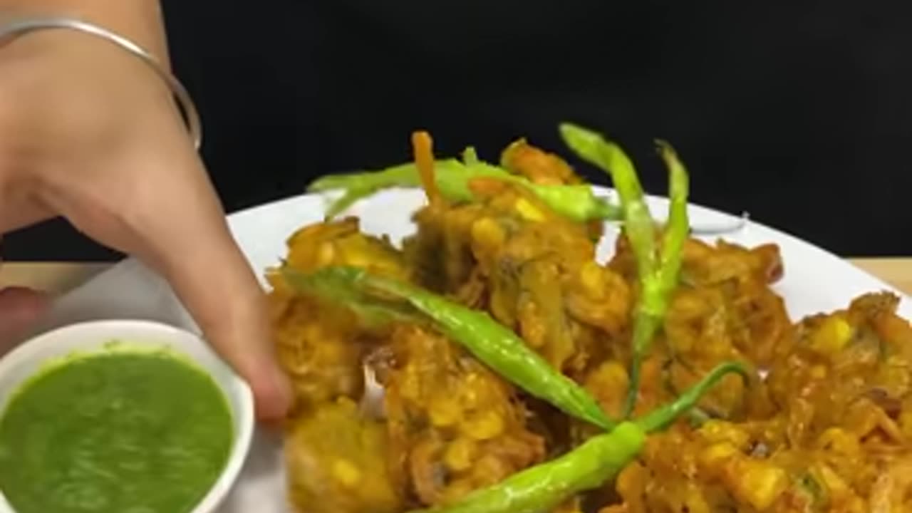 Corn Pakoda ASMR Cooking #shorts #asmr #food #cooking #indianasmrworld #snacks #pakoda