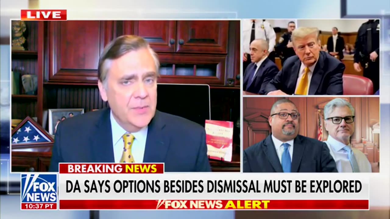 Jonathan Turley Says Alvin Bragg's Suggestion To Suspend Trump's Case Is 'Worst Option For Justice'