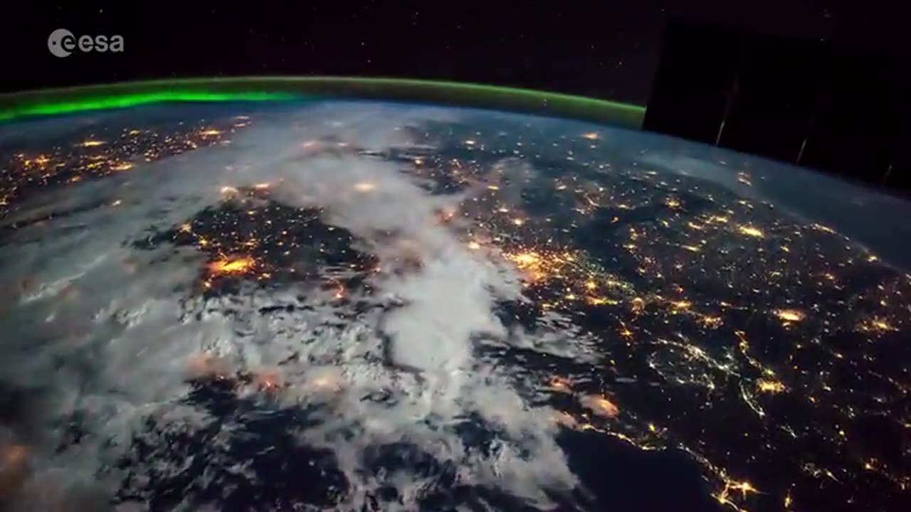 A time-lapse view of Earth from the Space Station, from Africa to Russia Credit: ESA