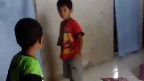 Brothers funny fight