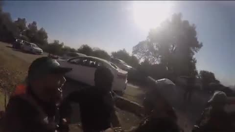 Video of Hamas terrorists capturing Suheyb abu Amar al-Razm on October 7.