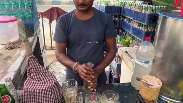 This Man Make Kolkata Street Style Lemon Soda Using Amazing Skills Indian Street Food