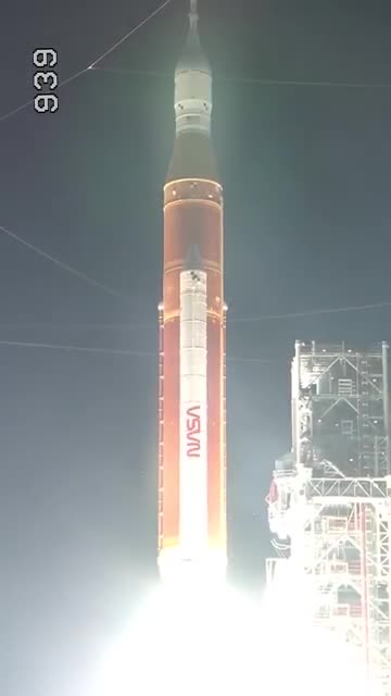 NASA's Artemis I Rocket Launch from Launch Pad 39B Perimeter