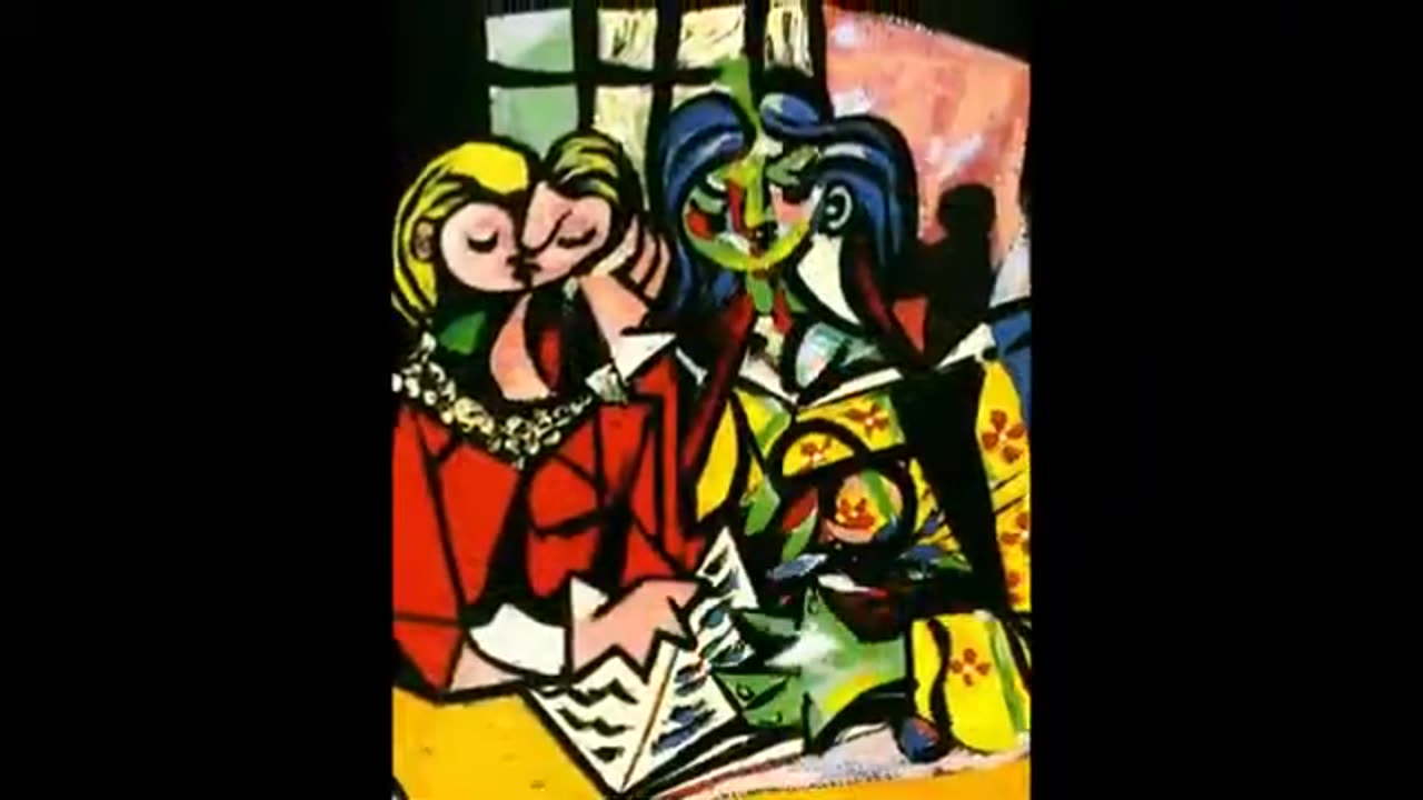 1933 to 1934, an exceptional museum slideshow showcases the exquisite artworks of Pablo Picasso