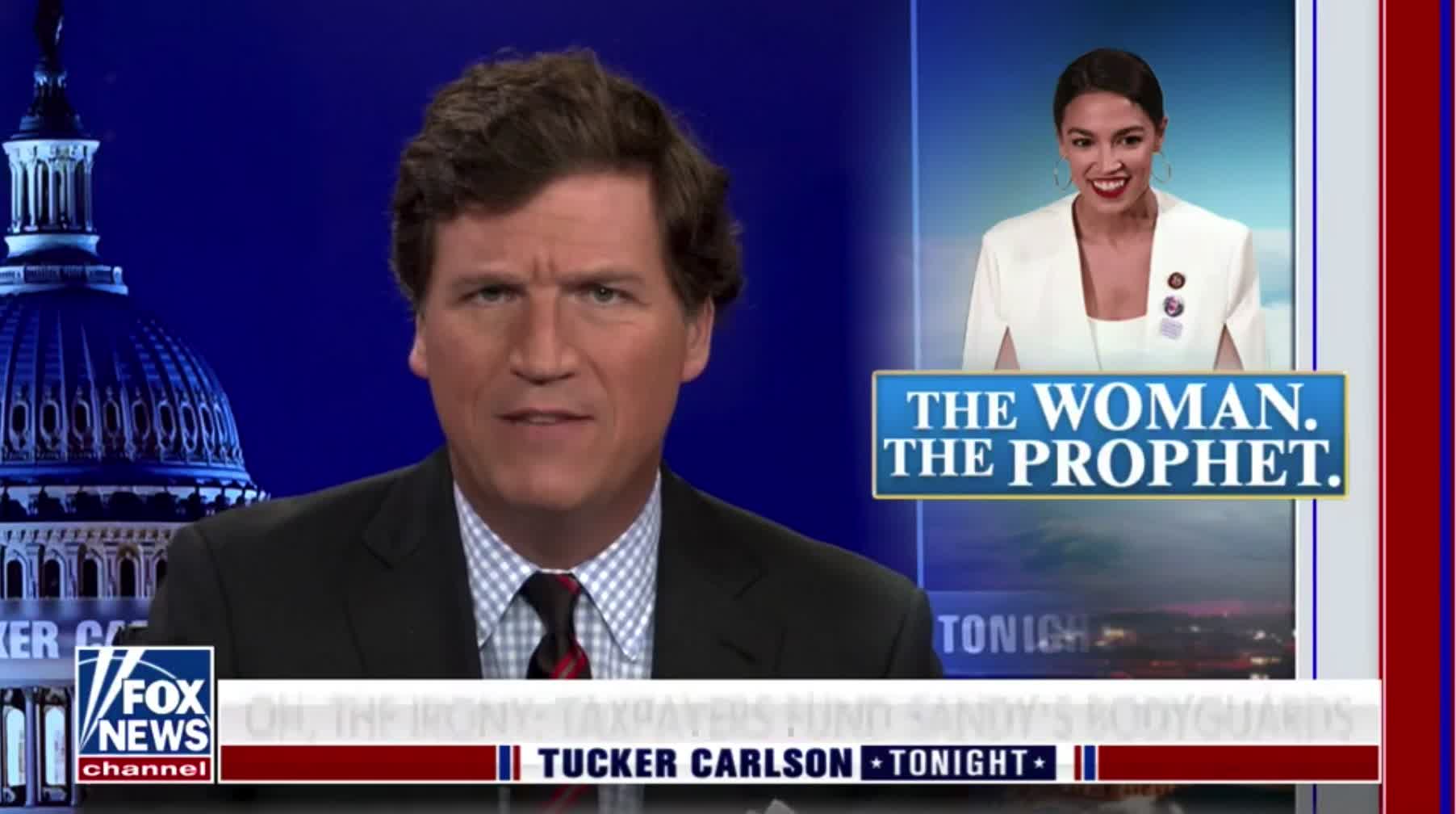 Tucker Carlson calls out AOC after she accused him of harassment