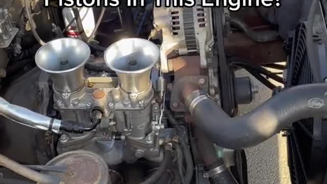 How many pistons does this engine have to repair?