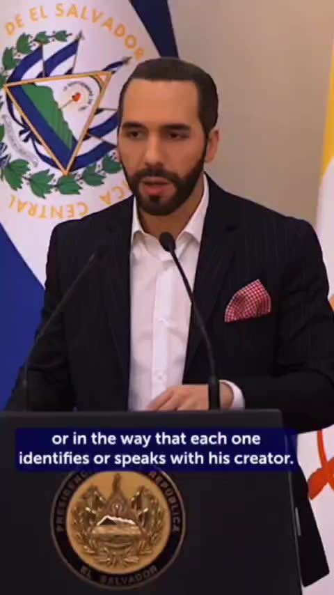 Acercarse a Dios para lograr el camino correcto, Nayib Bukele