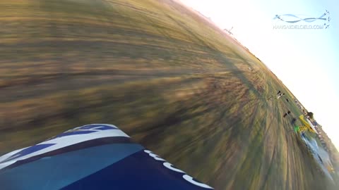 POV: Insane maneuvers from stunt plane