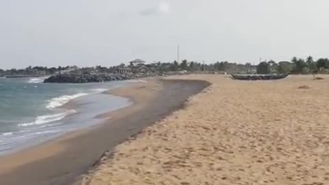 Beautiful beach I found in Ghana