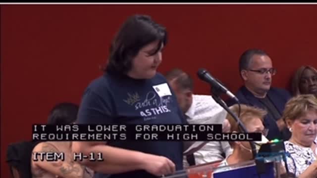 Right Here Radio Fan Speaks Out At Miami-Dade School Board Meeting!