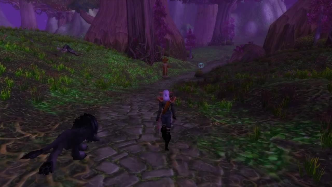 RP Walking in Azeroth. Dolanaar to Darnassus