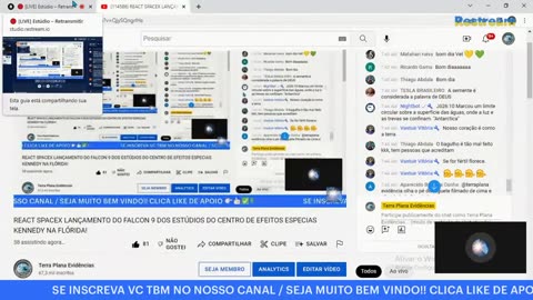 Canal Evidências - QjySQngrlHs - SPACEX LANÇAMENTO DO FALCON 9 DOS ESTÚDIOS