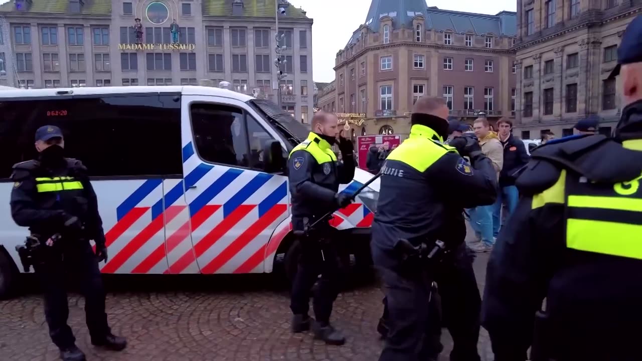 Dutch police halt pro-Palestinian rally after soccer violence