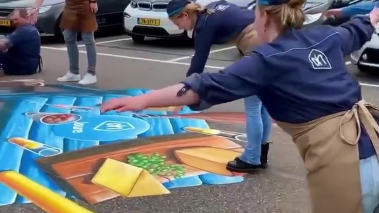 Amazing 3D Street Art Creation