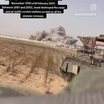 IDF DESTROYING THE REMAINS OF THE YASSER ARAFAT AIRPORT IN 2024