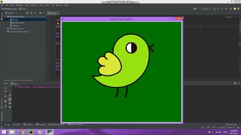 How to draw a bird in python 05.10.22