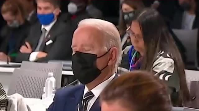 Sleepy Joe Living Up To The Nickname Trump Gave Him