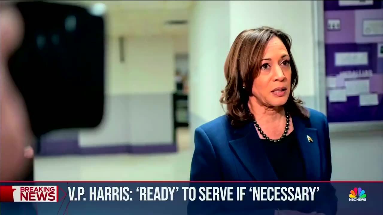 Kamala Harris: "I'm ready, if necessary"