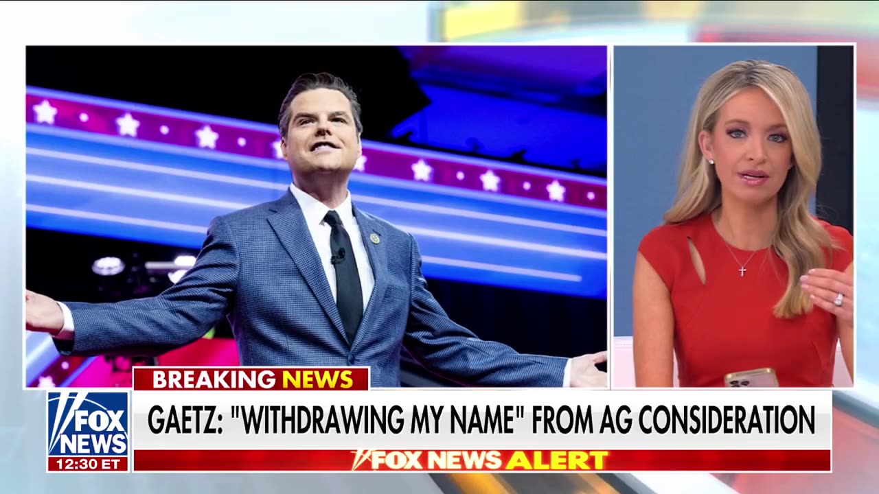 BREAKING: Gaetz withdraws his name from AG consideration