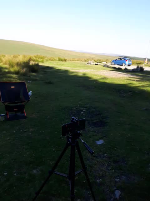 Vlog set up..overlooking. Beardown Tor. Dartmoor. Aug 2022