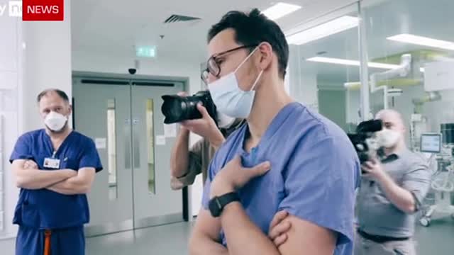 NHS Doctor*Refuses*To Get Vaccination infront of UK Health Secretary