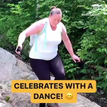 CELEBRATES A TOUGH FINISH WITH A DANCE