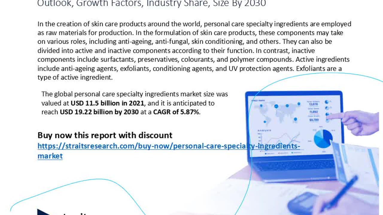 Global Personal Care Specialty Ingredients Market Overview : Size, Share, and Future Trends Forecast