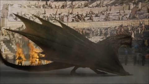 Legendary Dragon Scene Game of Thrones Season 5 (HD)