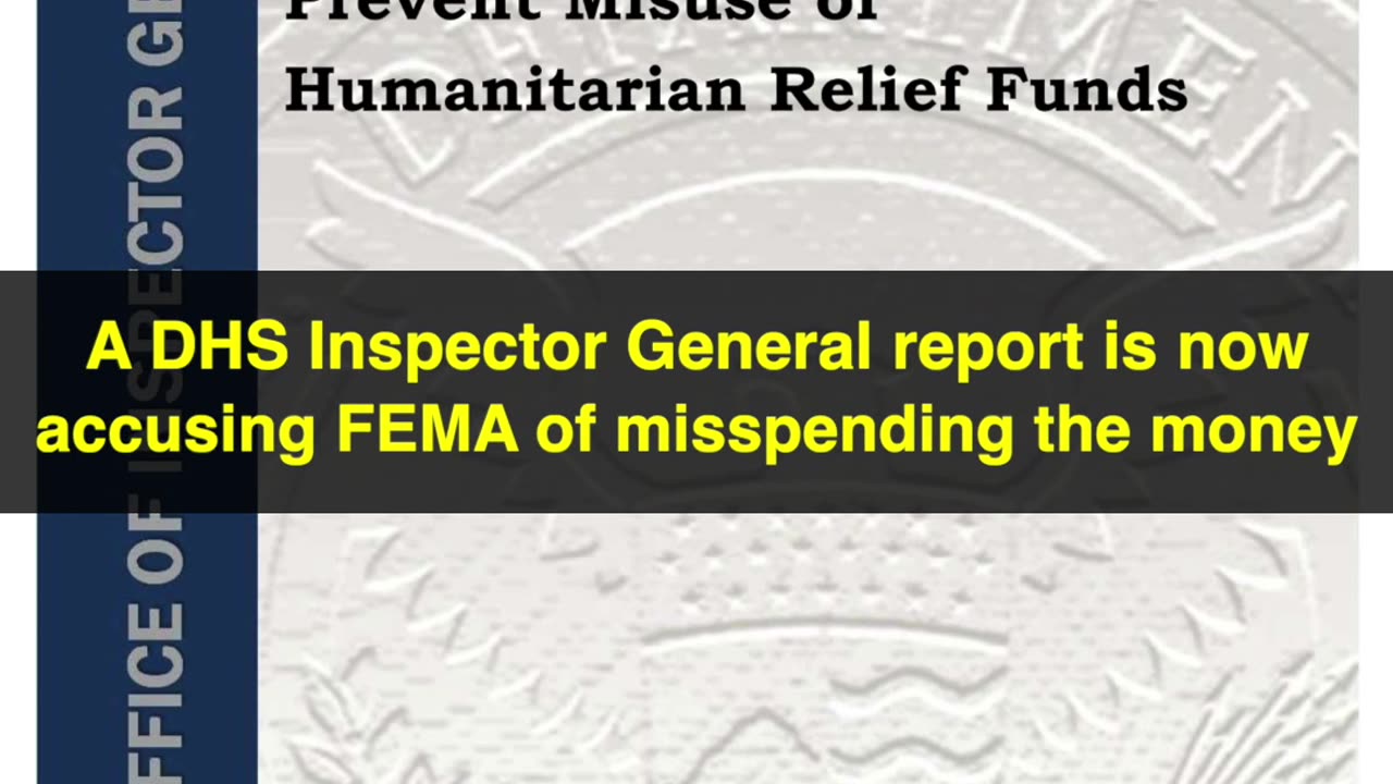 $110 Million in FEMA Funds for Illegals Misspent, Report Claims