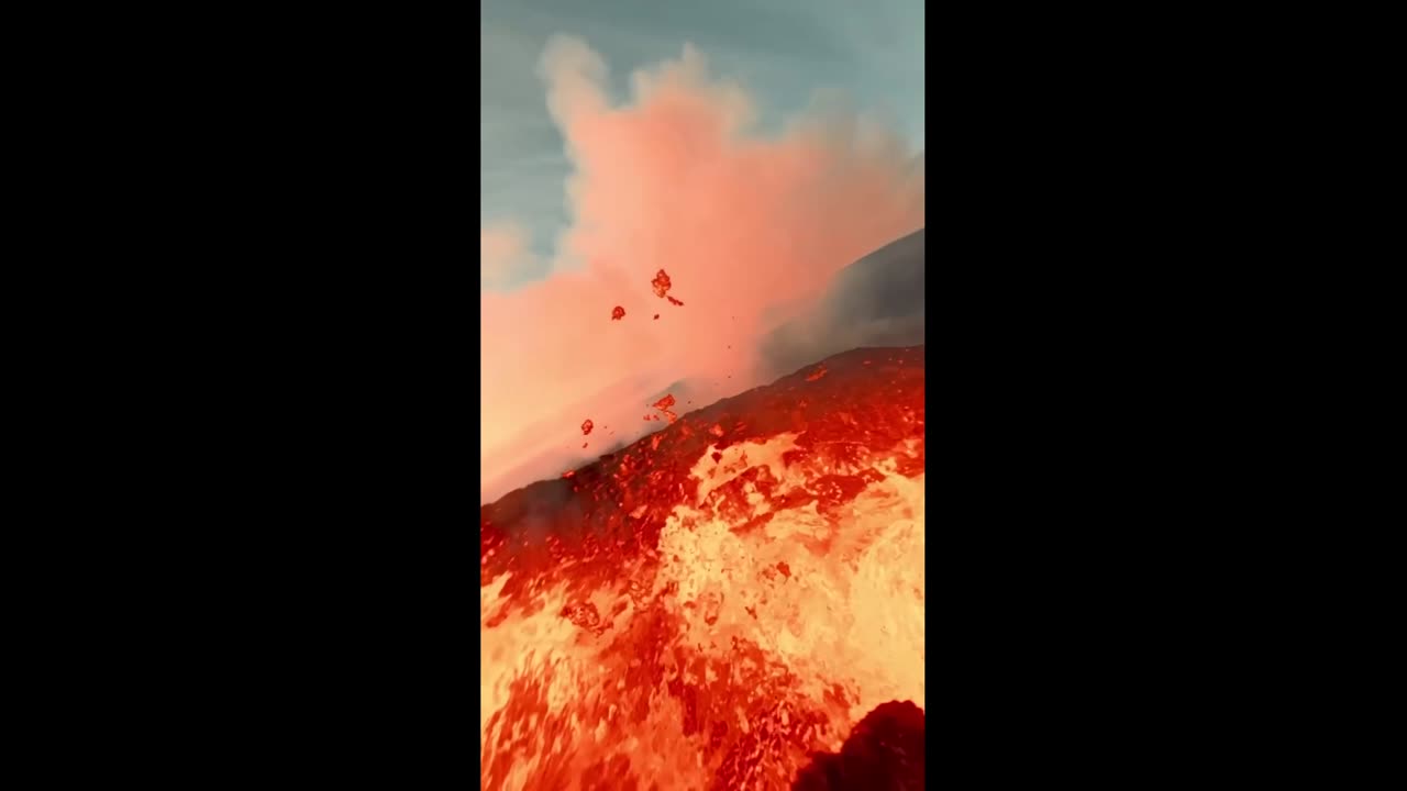 Fabulous beautiful lava dance