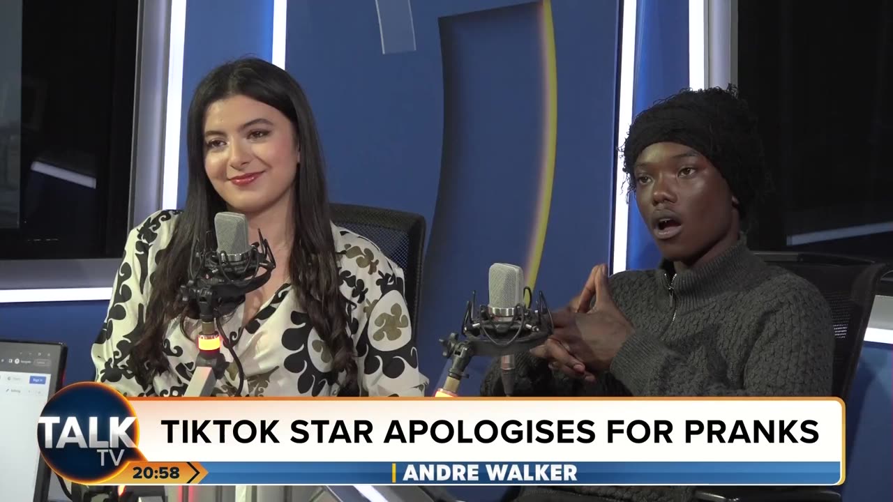 Andre Walker clashes with TikTok prankster Mizzy