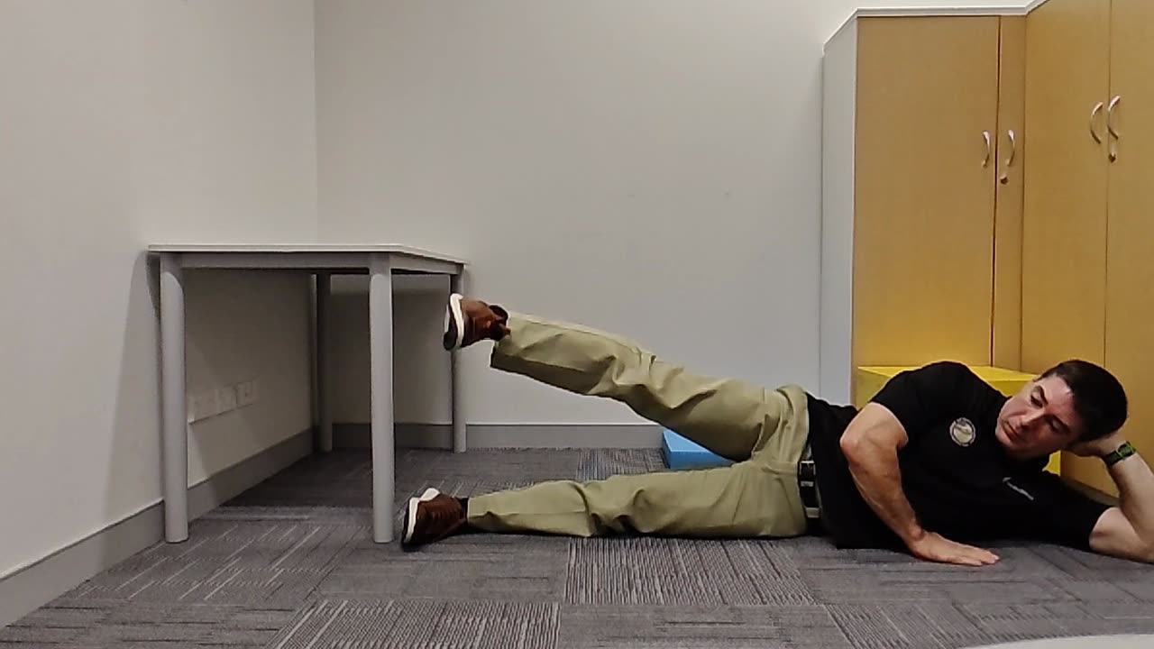 Side lying hip abduction