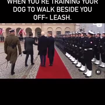 2023: Joe Biden can't walk straight line on the red carpet