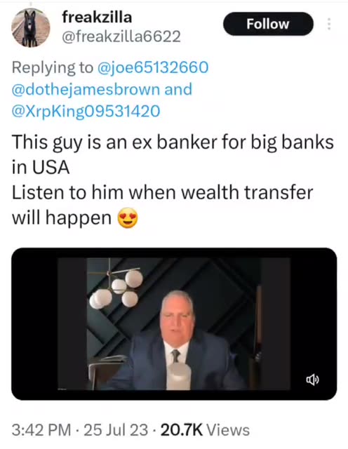 Wealth Transfer according to ex big banker