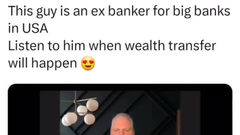 Wealth Transfer according to ex big banker