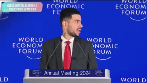 Klaus Schwab Owned At The 2024 WEF Meeting (Satire)